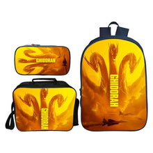 Load image into Gallery viewer, New Arrivals 3Pcs/Set 3D Printing Godzilla Kids baby Backpack for Children King of The Monsters School Bags Boys Mochila Gift