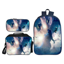 Load image into Gallery viewer, New Arrivals 3Pcs/Set 3D Printing Godzilla Kids baby Backpack for Children King of The Monsters School Bags Boys Mochila Gift