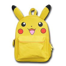 Load image into Gallery viewer, Pokemon Monster Yellow Pikachu Backpack School Book Bag with Ear for Boys Gilrs Kids Mochila back to school Gift