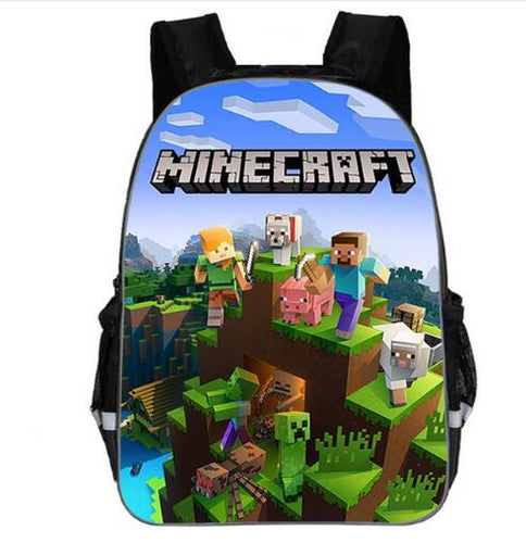 New Minecraft Herobri School Bag for Teenager Boys Girls Kids Personized Schoolbag Supplier Children Hot Game Backpack