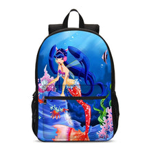 Load image into Gallery viewer, Anime Winx Club Large School Bags For Teenage Girls Laptop Backpack Children Bookbag Primary School Backpack Mochila Grade 1-3