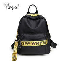 Load image into Gallery viewer, new casual preppy style women backpack letter panelled girl school bag oxford backpack women travel bag student school backpacks