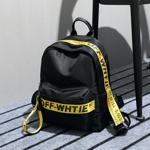 new casual preppy style women backpack letter panelled girl school bag oxford backpack women travel bag student school backpacks