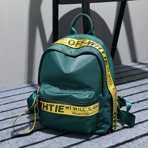 new casual preppy style women backpack letter panelled girl school bag oxford backpack women travel bag student school backpacks