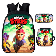 Load image into Gallery viewer, Game Brawl Stars Backpacks for Boys Girls School Bags Kids 3D Anime Pattern Book Bag Mochila Kids School Bag Pack