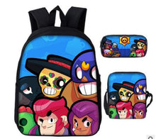 Load image into Gallery viewer, Game Brawl Stars Backpacks for Boys Girls School Bags Kids 3D Anime Pattern Book Bag Mochila Kids School Bag Pack