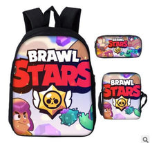 Load image into Gallery viewer, Game Brawl Stars Backpacks for Boys Girls School Bags Kids 3D Anime Pattern Book Bag Mochila Kids School Bag Pack