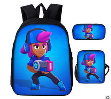 Load image into Gallery viewer, Game Brawl Stars Backpacks for Boys Girls School Bags Kids 3D Anime Pattern Book Bag Mochila Kids School Bag Pack