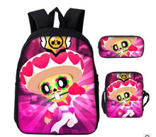 Load image into Gallery viewer, Game Brawl Stars Backpacks for Boys Girls School Bags Kids 3D Anime Pattern Book Bag Mochila Kids School Bag Pack