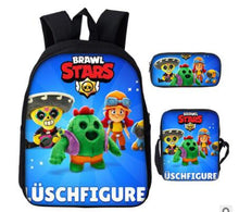 Load image into Gallery viewer, Game Brawl Stars Backpacks for Boys Girls School Bags Kids 3D Anime Pattern Book Bag Mochila Kids School Bag Pack