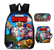 Load image into Gallery viewer, Game Brawl Stars Backpacks for Boys Girls School Bags Kids 3D Anime Pattern Book Bag Mochila Kids School Bag Pack