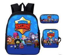 Load image into Gallery viewer, Game Brawl Stars Backpacks for Boys Girls School Bags Kids 3D Anime Pattern Book Bag Mochila Kids School Bag Pack