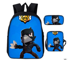 Load image into Gallery viewer, Game Brawl Stars Backpacks for Boys Girls School Bags Kids 3D Anime Pattern Book Bag Mochila Kids School Bag Pack