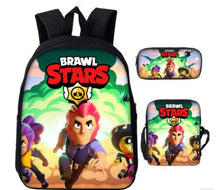 Load image into Gallery viewer, Game Brawl Stars Backpacks for Boys Girls School Bags Kids 3D Anime Pattern Book Bag Mochila Kids School Bag Pack