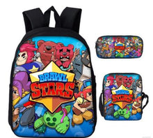 Load image into Gallery viewer, Game Brawl Stars Backpacks for Boys Girls School Bags Kids 3D Anime Pattern Book Bag Mochila Kids School Bag Pack