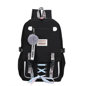 Large School Bags For Teenage Girls Usb With Lock Anti Theft Backpack Women Book Bag Big High School Bag Youth Leisure Bag