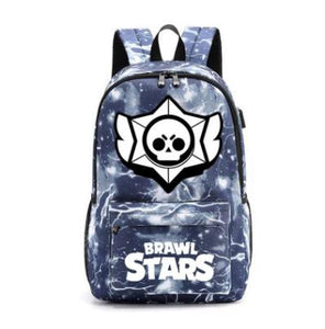 New Games Luminous School Bag Waterproof Brawl Stars Anti-theft Laptop Backpack for Teenager Boys Girls Student School Mochilas