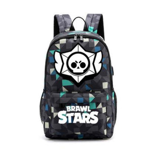 New Games Luminous School Bag Waterproof Brawl Stars Anti-theft Laptop Backpack for Teenager Boys Girls Student School Mochilas