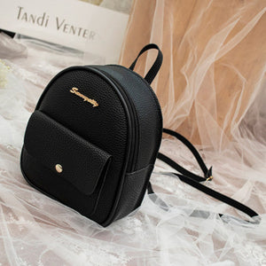 Beibaobao 2019 PU Leather Shoulder Mini Small Backpack Women Teenage G – alidiabrenda